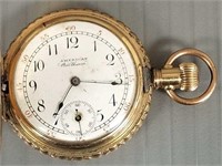 14k marked Gladstone American Waltham Watch Co.