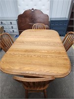 Wooden Table with 4 Chairs