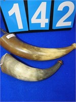 "2" Vintage Open Powder Horns