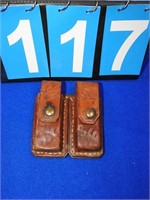 1911 .45 Leather Double Mag Holder
