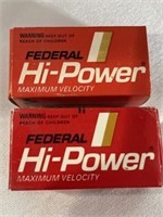 Federal Hi-Power 22 long rifle hollow point . 50