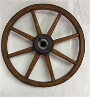 Small Cart Wooden Spoke Wheel
 10”