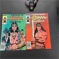 Conan the Destroyer 1 & 2 Newsstand Ed.