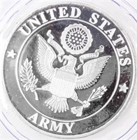 Coin U.S. Army  Silver Round .999 Fine Silver