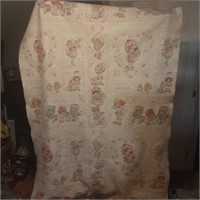 Strawbery shortcake vintage blanket