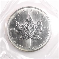 1989 Silver 1oz Maple Leaf