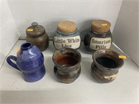 Vintage pottery items