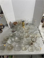 Clear glassware items