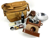 Vintage Argus Camera, Accessories, Bag