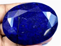 Certified 591.00 ct Natural Blue Sapphire
