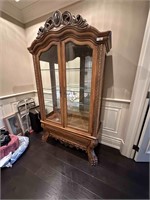 Display Cabinet with Glass Shelves
