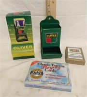 Oliver Matchbox Holder, Playing Cards
