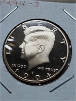 1994-S Clad Proof Kennedy Half Dollar