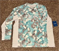 NEW HUK PERFORMANCE FISHING MENS CAMO SHIRT XL