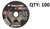Lot of 100 Walter Cut Off Wheels - NEW $500