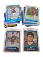 Stack of Bowman Prospect Cards