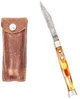 1940’s Schrade Walden Fishtail Switchblade Knife
