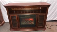 Mantle With Faux Fireplace/Heater