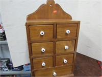 Colonial Maple Multi Drawer Cabinet 11 1/4" x 20"