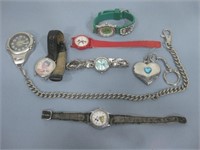 Assorted Watches Time Pieces Untested