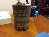 Rare Parke's Newport Coffee Tin