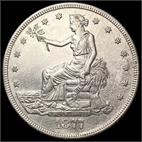 1877-S Silver Trade Dollar CHOICE AU