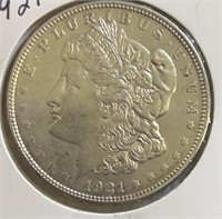 1921 Morgan Silver Dollar