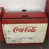 Vintage Coca Cola Ice Cold Ice Chest