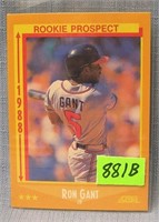 Vintage Ron Gant rookie baseball card