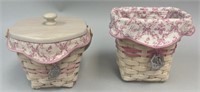 2 Horizon of Hope Longaberger Baskets With