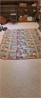 Vintage Greatest Show on Earth bed cover/sheet,