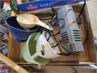 Heater, working and funnels