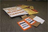 Assorted Signs Approx 4ftx4ft & Smaller