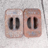 Richardson Scale Co. Weights