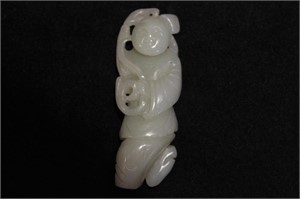 Chinese Jade Carved Boy Figurine
