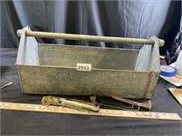 Galvanized Tool Box w/ Pot Handle & More
