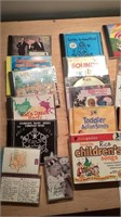 Cassette tapes & CDs. Assorted titles, most are