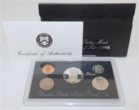 1998 U.S. Mint Silver Proof Set