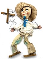 Antique Hand Crafted Marionette String Puppet