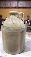 1 gallon stoneware jug with an usual spout