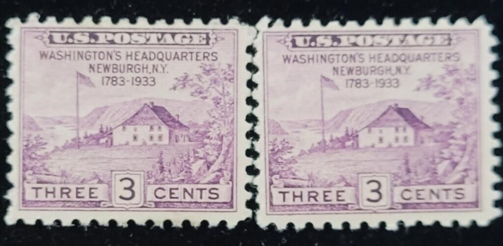 1933 3 Cent Washington Headquarters Newburgh (2)