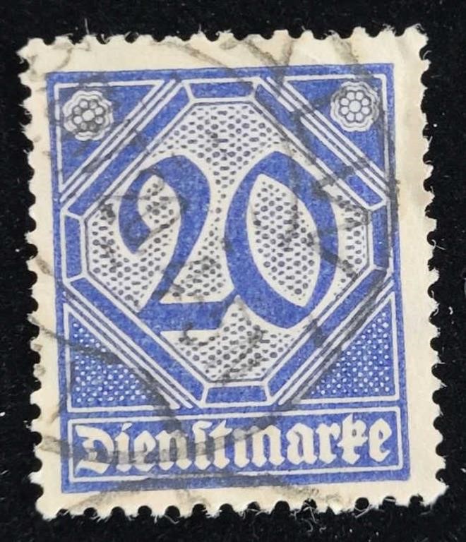 1920 German Dienstmark