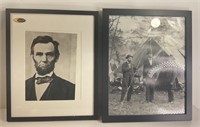 Two Lincoln Prints Battlefield of Antietam