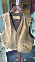 Leather Vest, Size 42