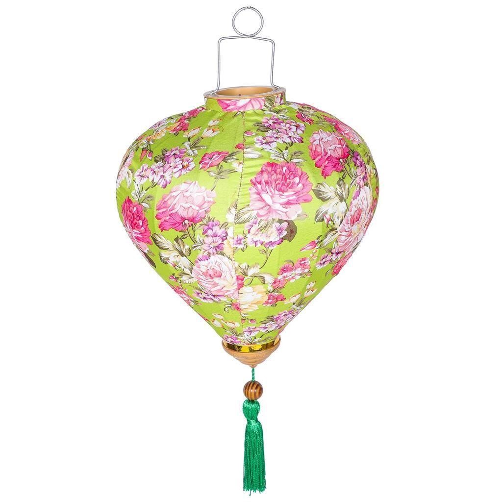 Oval Silk Lanterns Oriental Chinese Hanging