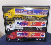 1997 Golden Wheel Die cast Pepsi trucks