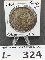Silver Mexico Peso 1962