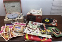 General Electric show’n tell record player and