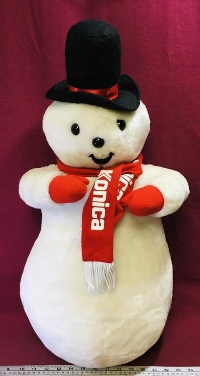 Large Plush Frosty Snowman Doll (26" Tall)