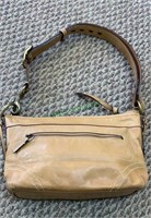 Marked coach purse bag light tan with heavy duty